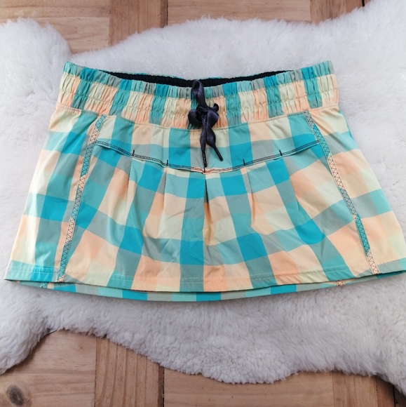 lululemon athletica Pants - ✨RARE✨Lululemon Athletica Plaid Skort